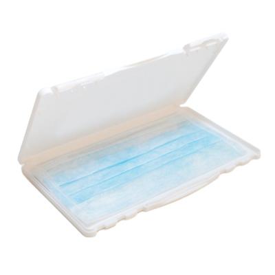 China Recyclable Custom Portable Mask Case Box Mask Holder Box High Quality White for sale