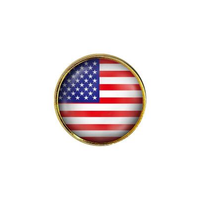 China Other Craft Durable Badges Zinc Alloy Metal Pins National Round Flag Lapel Pin For Souvenirs for sale