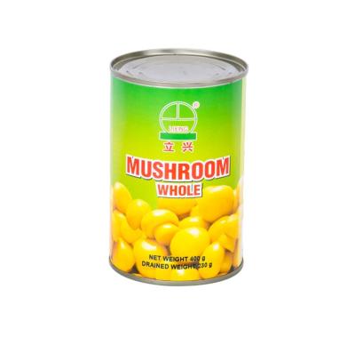 China 400g high quality tinned canned mushroom PNS whole with factory price in china for sale