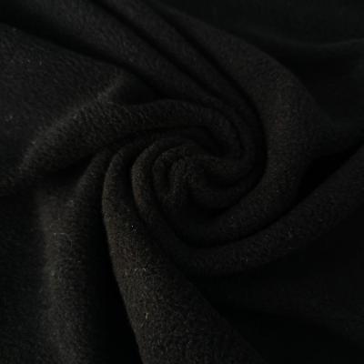 China DIMENSIONAL Cheap price Polyester fleece fabric soft Plain Dyed polar knitted medium weight fleece fabric for sale