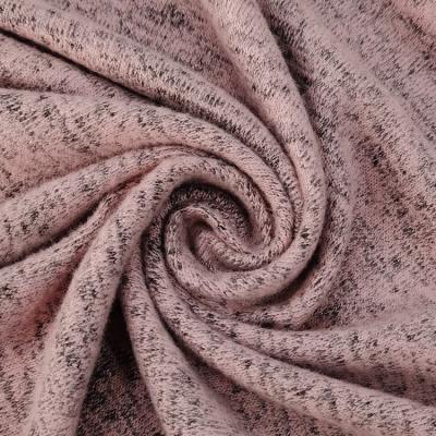 China Stretch Customized rayon poly spandex single hacci brushed knitted fabric for hoodies fabric for sale