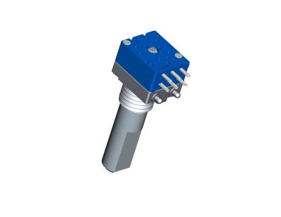 中国 8mm Metal shaft sealed encoder , logic type, horizontal type, channel switch encoder 販売のため