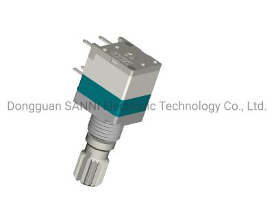 Chine Potentiomètre tournant scellé par axe en métal avec l'unité simple RV9110NM de commutateur de poussée à vendre