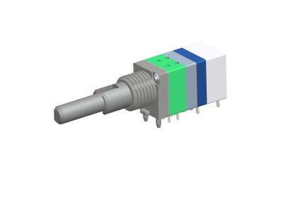 China 8mm Double Shaft Absolute Rotary Encoder Incremental Integrated With Rotary Switch for sale