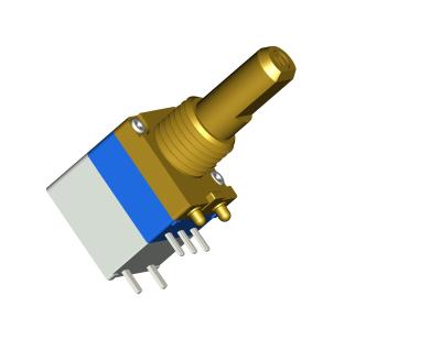 Κίνα 100mm X 10mm X 10mm Linear Slide Potentiometer 0.5W Terminal Material Brass With Silver Plating προς πώληση