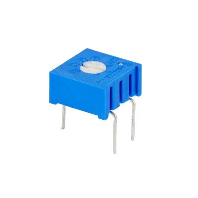 China RI3386G 9.5mm Trimmer Potentiometer Cermet Resistor Materiaal Trimpot Met Pin Termination Style Te koop