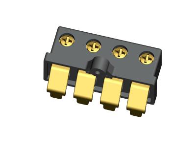 中国 15A 有名電流障害ターミナルブロック 1 レベル PA66 UL94V-0 ハウジング 販売のため