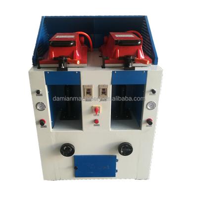 China Sole Air Pneumatic Shoe Pressing Tying Machine Double Stations Manual for sale