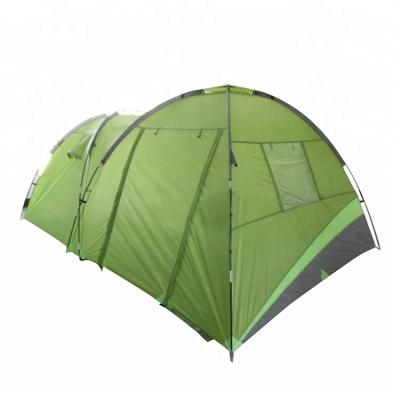 China Fiberglass 5+ Large Person Roughness Camping Tent 2 Room With Inner Breathable Fabric for sale