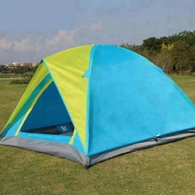 China Fashionable Design 2 Stake Tent Single Layer Tube Type Person Fabric Waterproof Tent for sale