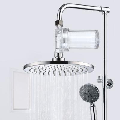 China Hot Selling Hotel Shower Water Filter In Singapore Alkaline Shower Filter Vitamin Shower Filter Head for sale