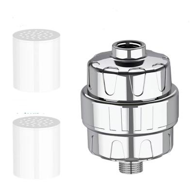 China Remove Chlorine In Water Cheap Price 15 Stages Shower Filter With 2 Replacement Filter for sale