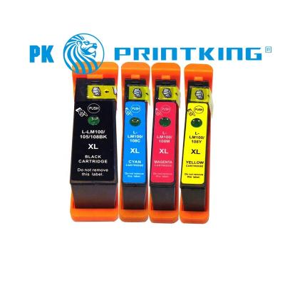 China LE PK COMPATIBLE PRINTKING INK CARTRIDGE/CARTUCHO DE TINTA LM100XL COMPATIBLE BK C M Y for sale