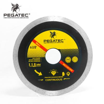 China Diamond Pegatec 110*20*7 Diamond Band Saw Blade Wet Diamond Blade for sale