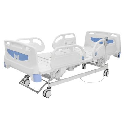 China Electric Adjustable Hospital Bed Medical Equipment Five Functions Hospital Bed Metal 3 Years On-Site Training for sale