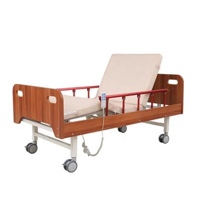 China Wholesale Multifunctional Wooden Head Hospital Care Bed China Manufacturer Hospital Clinic Wooden Head Bed for sale