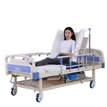 China Hospital Clinic Factory Wholesale ABS Bed Multifunctional Medical Bed Manual Elder Home Patient Bed for sale