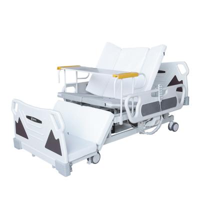 China Metal 5 function medical electric hospital bed of hospital bed hardware, furniture and facilities for sale