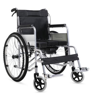 China Plastic Lightweight Manual Folding Wheel Wheelchair for sale