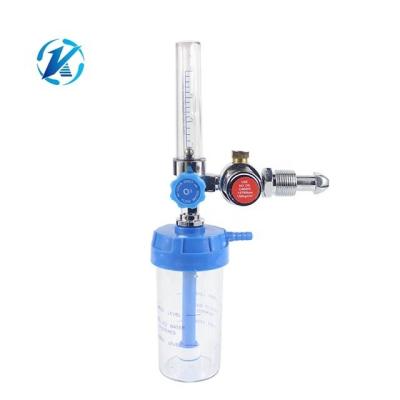 China Hospital Gas Flow Meter Oxygen Regulators Pressure Reducing Valve designed with metal core and copper filter for sale