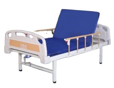 China Hospital Bed Adjustable Single Crank Single Manual Rocker Medical Single Nursing Bed for sale