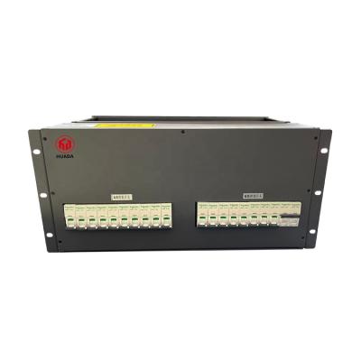 China Low Price Of Brand New 19Inch Rack Mount Power Distribution Equipment 100A Rack Power Distribution Unit 24V 48V 110V 220V à venda