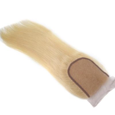 China Factory Price Silky Straight New Arrival Natural Blonde Wave Part Hair Closures for sale