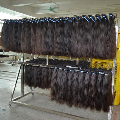 China Silky straight wave raw virgin indian hair manufacturer in india, indian virgin hair extension hair, straight indian remy hair extensions for sale