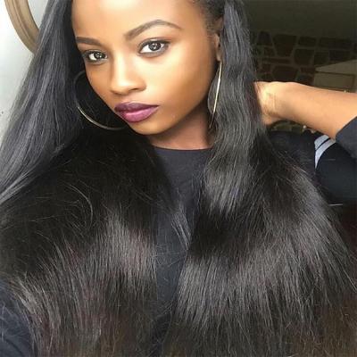 China Silky Straight Thick Bottom 100% Density Wave Full Lace Wig, Cheap Real Virgin Hair Full Lace Silicone Wig for sale