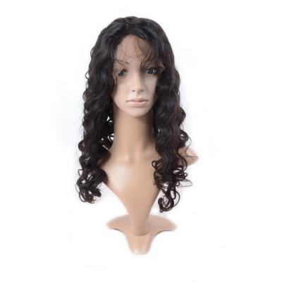 China Cheap High Density Injection Human Silk Base Wig Natural Looking Loose Wave Lace Front Full Lace Wigs for sale