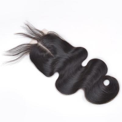 China Fast Delivery Body Wave Hair Weave Bundles With Closure, Unprocessed Body Wave Brazilian Virgin Hair Jet Black Hair Closure for sale