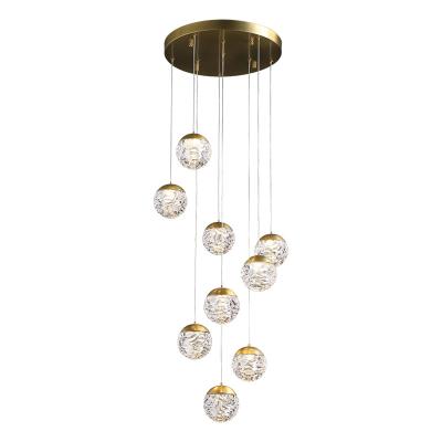 China Wholesale Post Modern Hanging Lighting Lamp Body Brass Chandelier Home Decor Pendant Light For Bar Cafe for sale