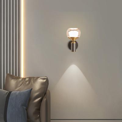 China Stepless Dimming New Modern Intellect Modern Luxury Hotel Corridor Hallway Bedside Through Wall Lights Lamp for sale