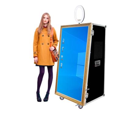 China SDK Romans 65 Inch Mirror Photo Booth Kiosk Photo Booth Touch Screen Wedding Photobooth Selfie Mirror For Event for sale