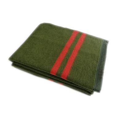 China Anti-pilling Mink Wool Wholesale Manufacturers Refugee Woven Blanket by Military Army for sale