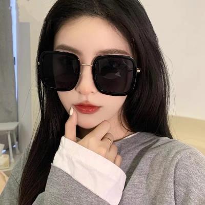 China Fashion XM Sunglasses Square Frame Sunglasses Big Shading Retro Sun Glasses Men River Driving Sunglasses for sale