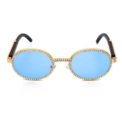 China Wholesale Fashion UV400 Round Anti Diamond Sunglasses Sun Glasses Women Frame Polarized Shades Sunglasses for sale