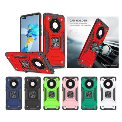 China New Kickstand Armor Shockproof Phone Case Heavy Duty Protective Magnetic Cover For Huawei LG for sale