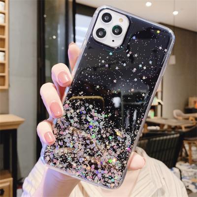 China New Fashion Designer Girl Bling Sparkle Sequin Cover Quicksand Glitter Mobile Phone Case Shockproof For Vivo y70s for sale