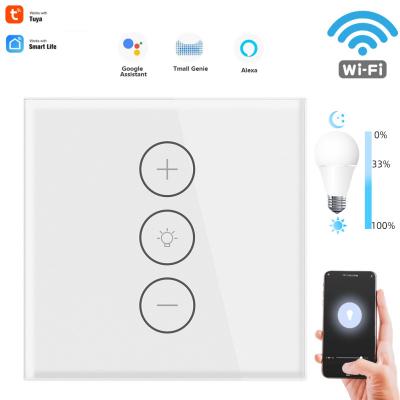 China Remote+ Mobile Touch Remote G-Tech Plus Smart Wall Touch Light Dimmer Switch 3 Way Wifi Dimmer Light USA Switch Compatible With Amazon Alexa Google Home for sale