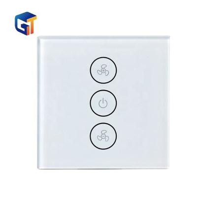 China Smart Home System G-Technology Plus Tuya Ceiling WiFi Fan Light Switch Smart EU/USA Remote Lamp Various Speed ​​Control Works with Alexa Google Home for sale