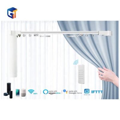 China Wireless App Remote Control G-Technology Plus Tuya Curtain Motor Remote Automatic Curtain Opener and Closer Work with Alexa Google Home for sale