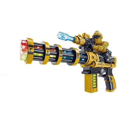 China Toy Boys Electric Gatling Electronic Toy Gun with Light and Music Games Outdoor Shooting Toys Launch for Kids for sale