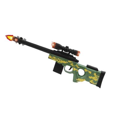 China Toy China Safe Shooting Electric Electronic Air Toy Gun Rifle Toy Gun Soft Shell Ejection Eva Soft Bullet Launch Outdoor Toy Camouflage Sniper Rifle for sale