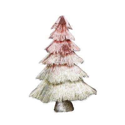 China glitter tube & Foam Model 2022 New Craft Supplies Christmas Tree With Gradient Color For Christmas Ornaments for sale