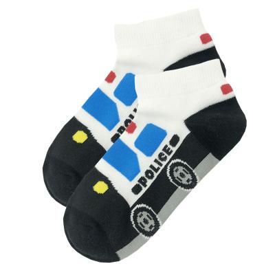 China Sportsman bangs boys athletic sporty low cut half cushion socks for sale