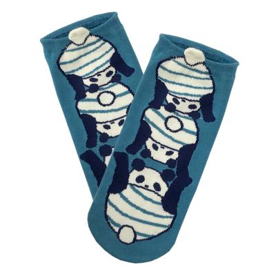 China Breathable Cartoon Panda Socks For Boys And Girls Spring Style 3D Knitted Animal Stocking Cut Out Socks for sale