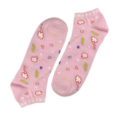 China Breathable Pink Spring And Autumn Cute Cotton Hosiery Kawaii Low Cut Socks Women Socks for sale