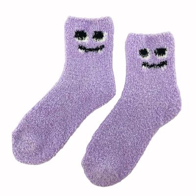 China Wholesale Breathable Winter Thick Breathable Ladies Feet Polyester Home Floor Warm Socks for sale