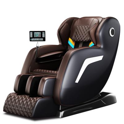 China 4D SL body guide rail manipulator massage with music vibration heating roller massage chair for sale